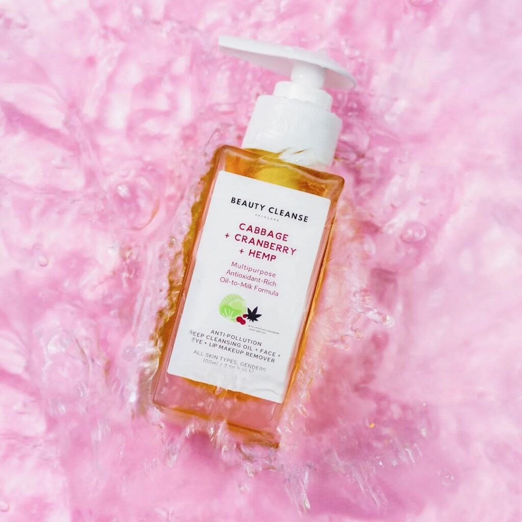 Superfood Cabbage & Cranberry & Hemp Anti-Pollution Deep Cleansing Oil & Makeup Remover | 100ml