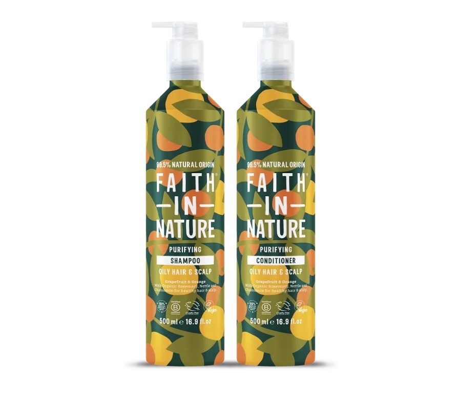 Faith in Nature Grapefruit-&-Orange Shampoo & Conditioner Set