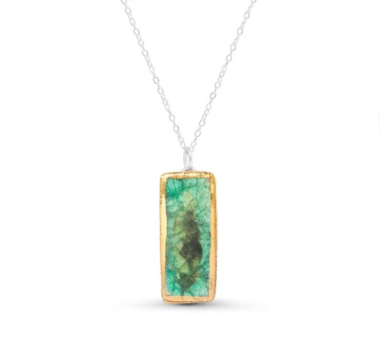 Habulous Emerald Reef Sterling Silver Pendant