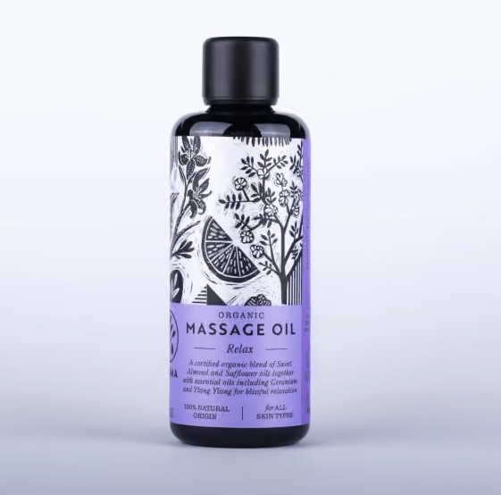 Haoma Relax Organic Massage Oil